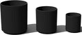 Veradek Demi Series Set of 3 Round Planters by VeradekOutdoor