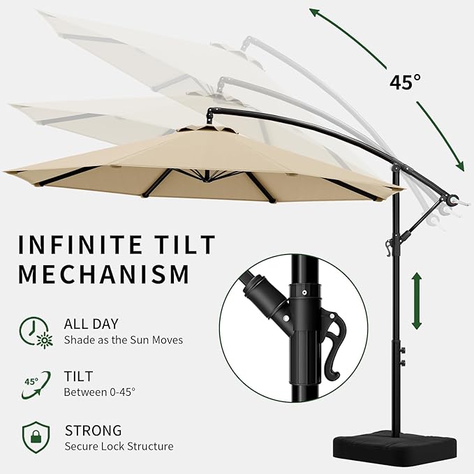 OLILAWN 10ft Patio Umbrella - Image 6