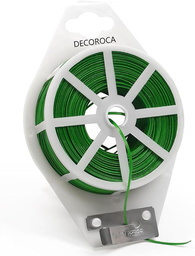 Decoroca Plant Twist Ties, Garden Plant Wire Ties Reusable, Sturdy Plant Ties by Decoroca