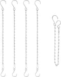 RIFNY 20 Inch Silver Chain for Hanging Plants, Small Plant Chains for Hanging by RIFNY