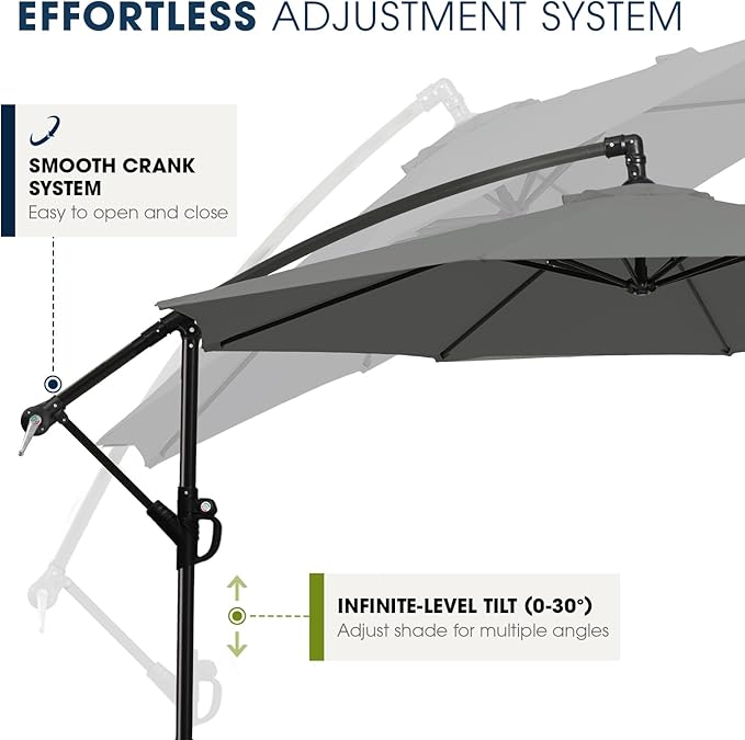 wikiwiki 10ft Patio Umbrella - Image 5