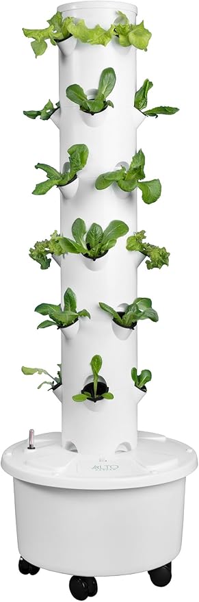GX Hydroponic Tower | Vertical Planter Tower | Hydroponics Growing System Kit | by Unknown