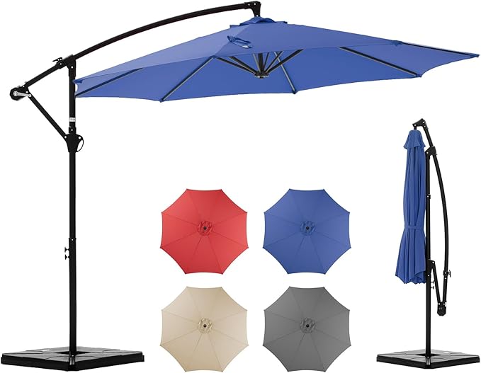 OLIXIS 9.7FT Offset Patio Umbrella by OLIXIS