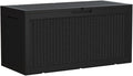 Devoko 95 Gallon Deck Box Large Resin Outdoor Storage Box, Waterproof and UV by DEVOKO