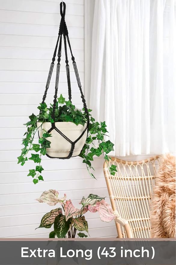 43 Inches Macrame Planter Hanger Large - Image 4