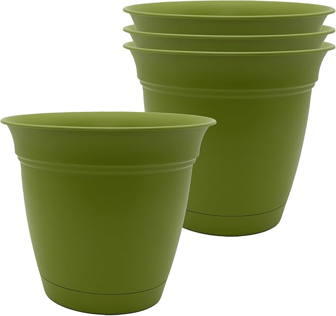 The HC Companies 8 Inch Eclipse Round Planter Pots by TheHCCompanies
