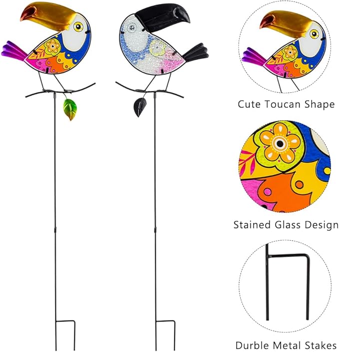 Decorative Garden Stakes, Waterproof Spring Garden Stakes Decorative - Image 3