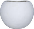 13.5 H x 17" Dia Round Fiberstone Planter by Panlaolao