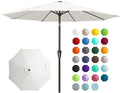 JEAREY 9FT Outdoor Patio Umbrella Outdoor Table Umbrella by JEAREYOutdoorsCollection