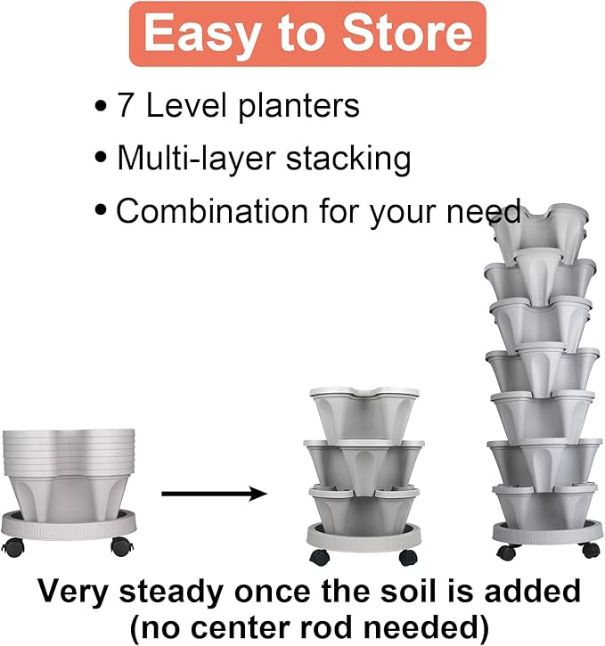 DUNCHATY Stackable Planter - Image 7