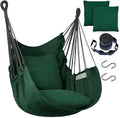 Halalona Hammock Chair Hanging Hammock Chair Rope Swing 2 Cushions by Halalona
