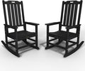 Oversized Rocking Chair Set of 2, Outdoor Rocking Chair by THOEOE
