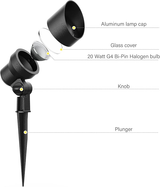 Malibu Low Voltage Landscape Lighting 20W Outdoor Spotlight Outdoor - Image 7
