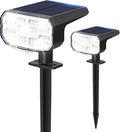 Solar Lights Outdoor Waterproof IP65, Super Bright LED, 6500K 2 Lighting Modes by JEJOT