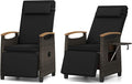 RELAX4LIFE Rattan Outdoor Recliner Chair by RELAX4LIFE