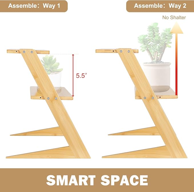 3 Tier Table Top Countertop Small Plant Stand - Image 3