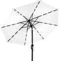 Best Choice Products 10ft Solar Polyester LED Lighted Patio Umbrella w/Tilt by BestChoiceProducts