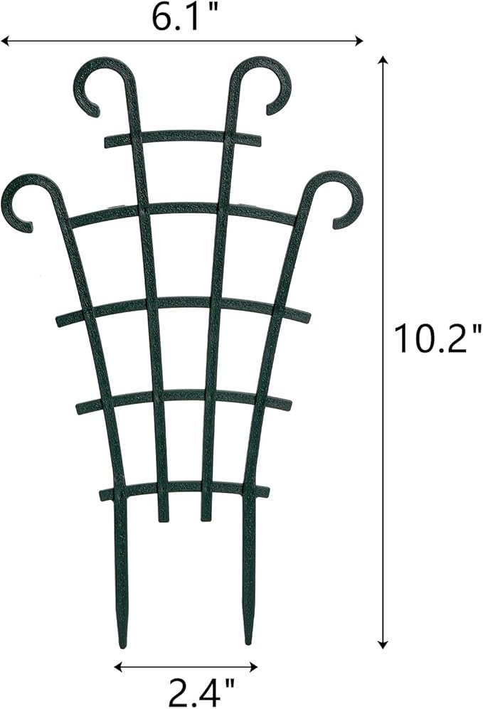 ZEAYEA 24 Pack Trellis for Potted Plants, Plastic Small Trellis for Pot - Image 2