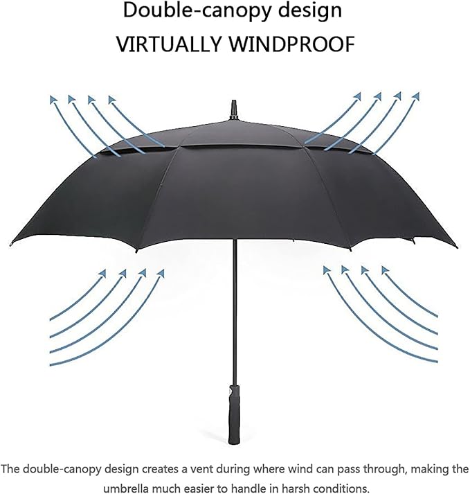 G4Free 47/54/62/68/72 Inch Automatic Open Golf Umbrella Oversize Extra Large - Image 5