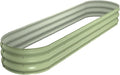 Raised Garden Bed Kit, Oval Large Metal Raised Beds by Winpull