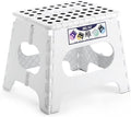Delxo Folding Step Stool, 11 Inch Non-Slip Foldable Step Stools by Delxo
