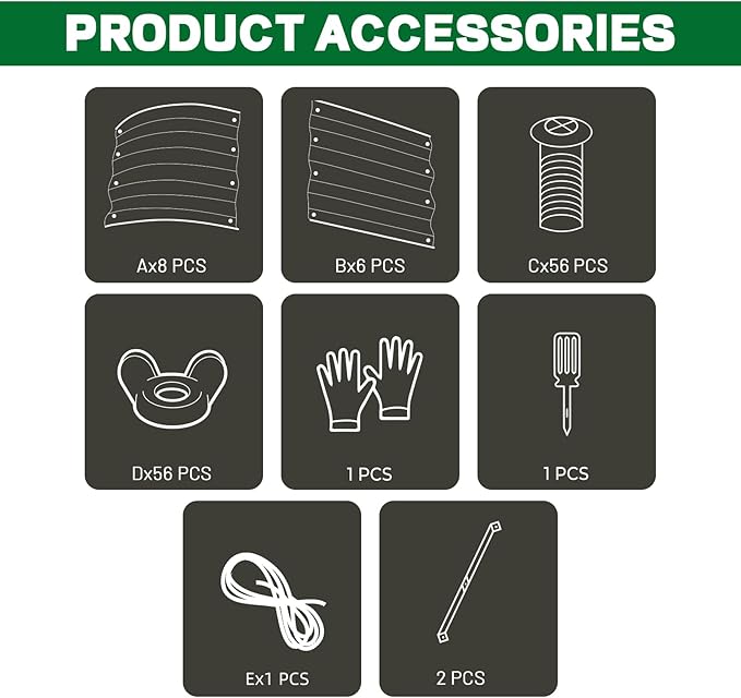 SnugNiture 2 Pcs 6x3x1ft Raised Garden Bed Kit, Outdoor Oval Metal Garden - Image 7