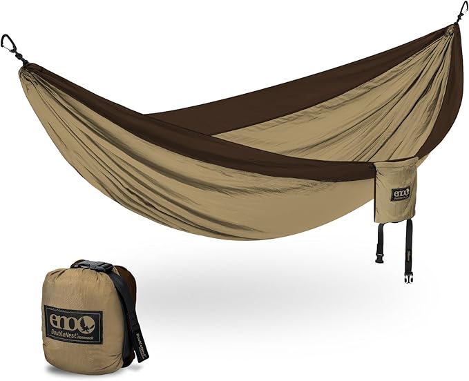 ENO, Eagles Nest Outfitters DoubleNest Lightweight Camping Hammock, 1 to 2 by EaglesNestOutfitters