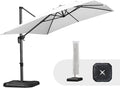 PURPLE LEAF 9'×11.5' Cantilever Patio Umbrella by PURPLELEAF