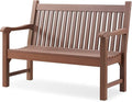 Psilvam Garden Bench, 2-Person Poly Lumber Patio Bench, All-Weather Outdoor by PsilvamGardenFurniture