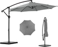 NEWBULIG 10FT Patio Umbrella, Offset Cantilever Outdoor Patio Table Umbrella by NEWBULIG
