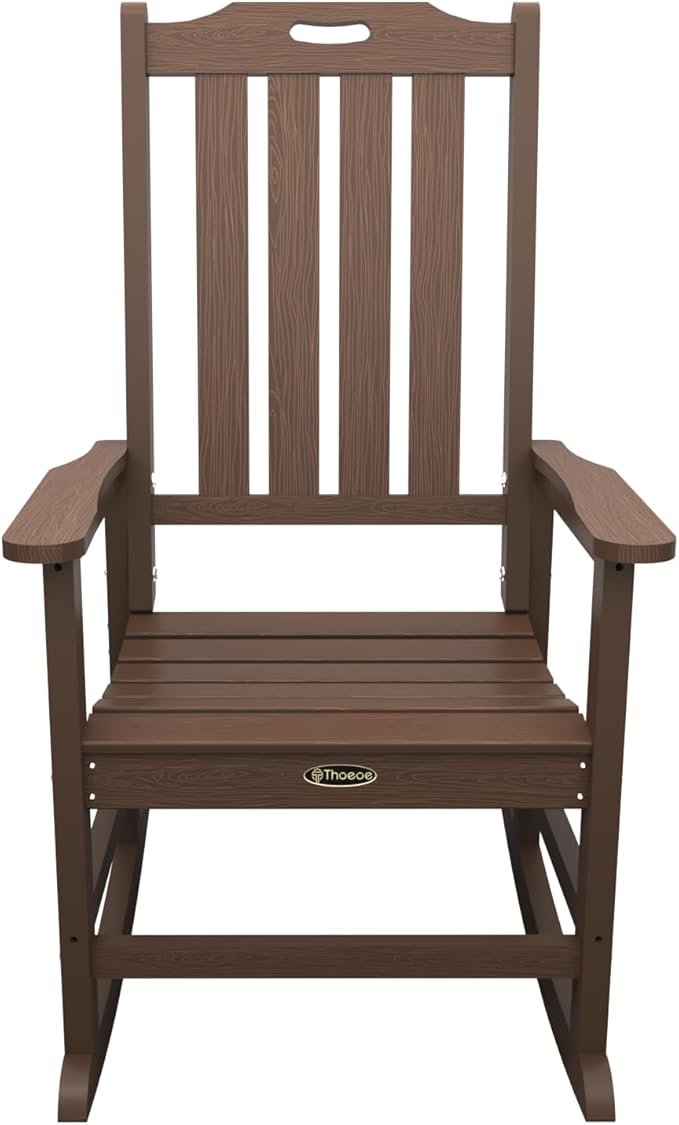 Oversized Rocking Chair Set of 4, Outdoor Rocking Chair - Image 4