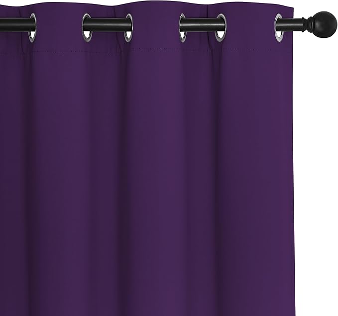 NICETOWN Royal Purple Blackout Curtains - Image 7
