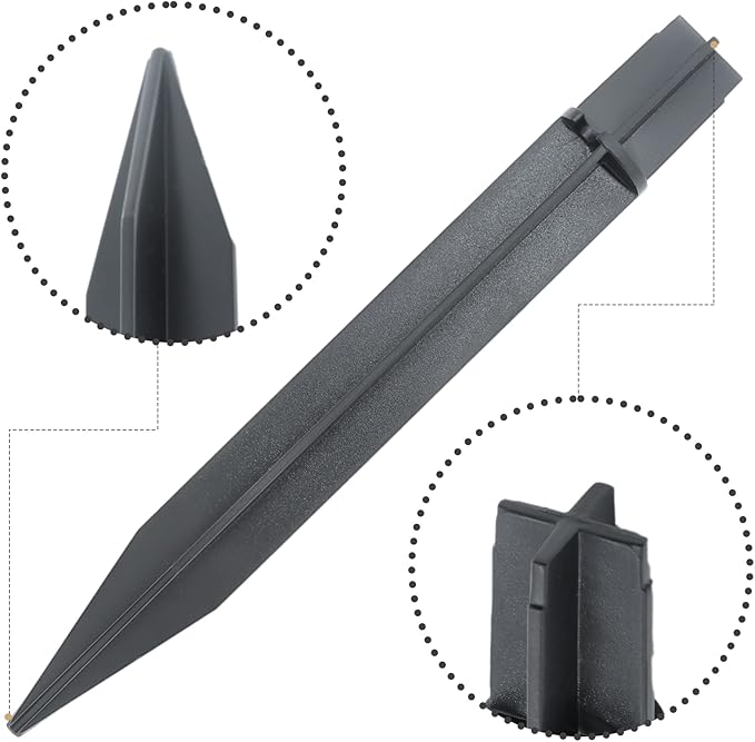 8PCS Torch Stake 8.26 Inch Pathway Light Stake Plastic Path Light Replacement - Image 4