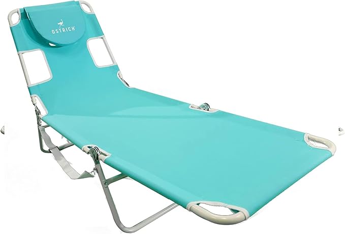 Ostrich 72 by 22 Inch Versatile Chaise Lounge Portable Reclining Lounger by OstrichProducts