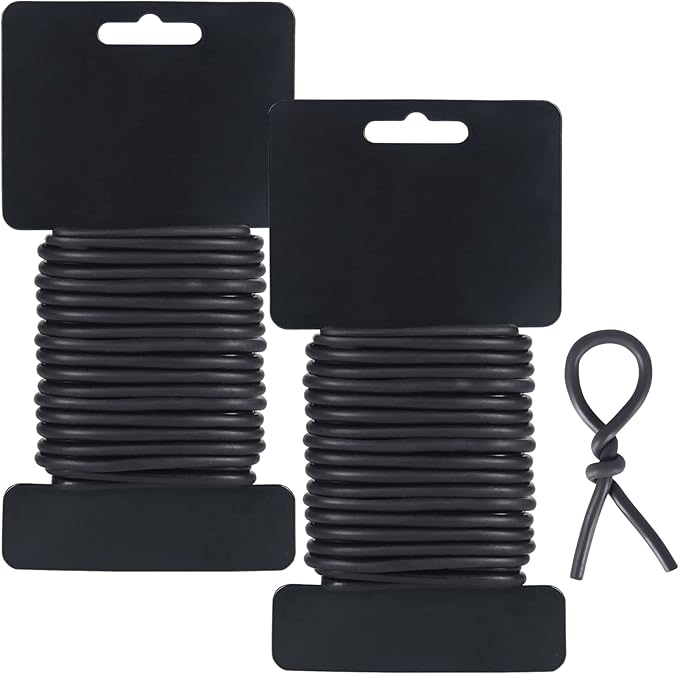 Tenn Well 5mm Plant Ties, 32 Feet Soft Garden Wire Ties by TennWell