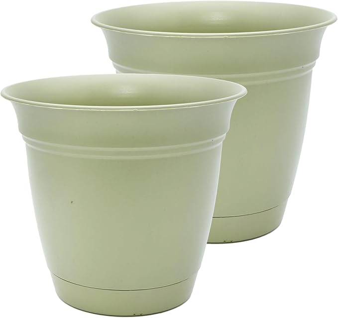 The HC Companies 12 Inch Eclipse Round Planter Pots by TheHCCompanies