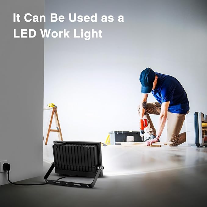 Onforu 40W Flood Lights Outdoor, 4000lm Bright LED Work Light - Image 4