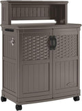 Suncast Patio Plastic Storage and Prep Station by Suncast