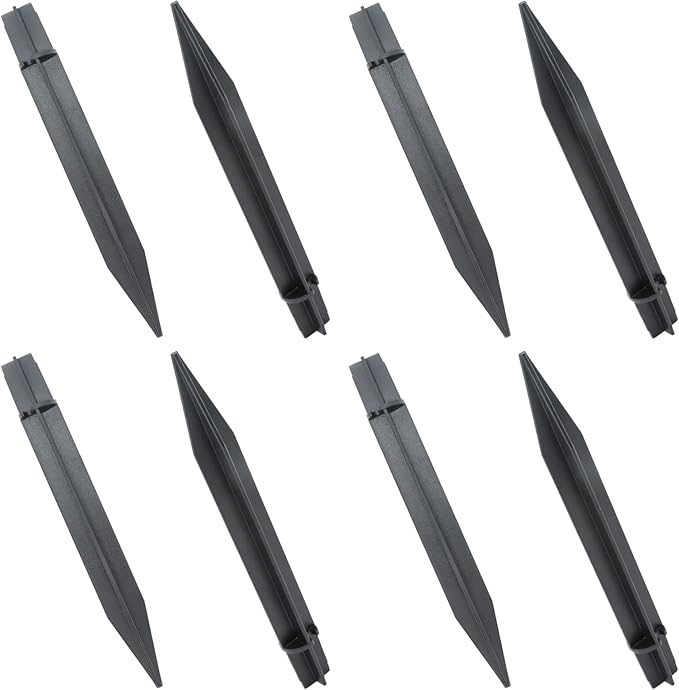 8PCS Torch Stake 8.26 Inch Pathway Light Stake Plastic Path Light Replacement - Image 3