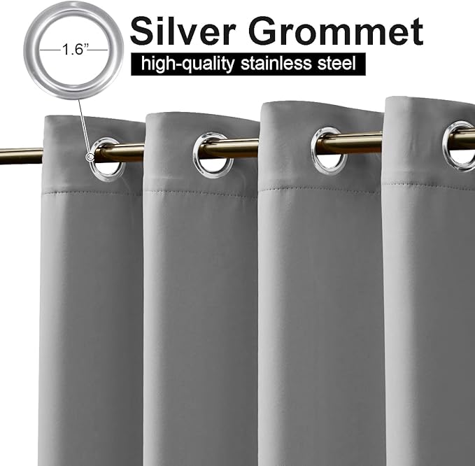 NICETOWN 2 Panels Outdoor Curtains - Image 2