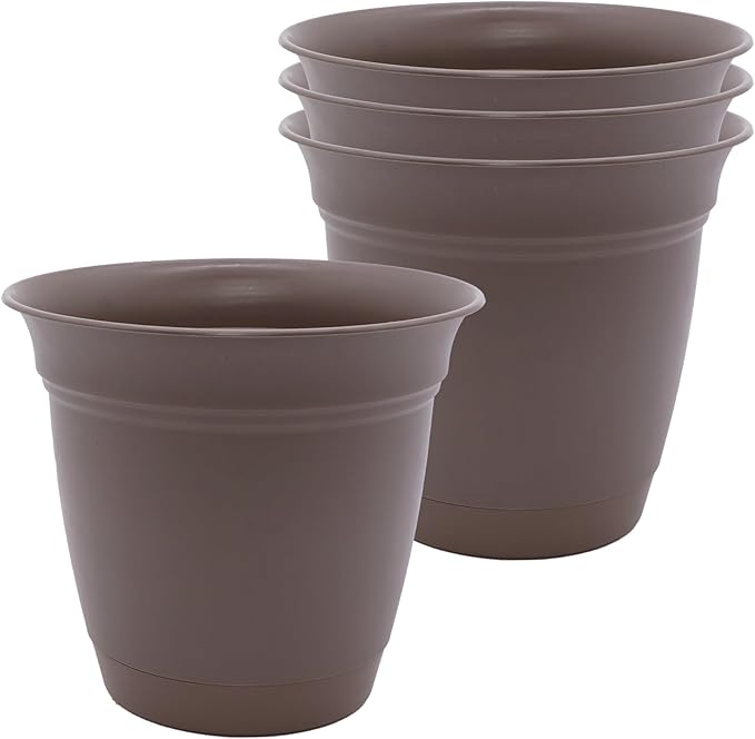 The HC Companies 8 Inch Eclipse Round Planter Pots by TheHCCompanies