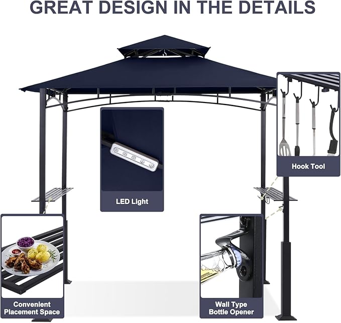 ABCCANOPY 8x5 Grill Gazebo - Image 3