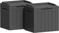 Greesum 31 Gallon Deck Box for Outside, All Weather Outdoor Storage Boxes for by BuynowfromGreesum
