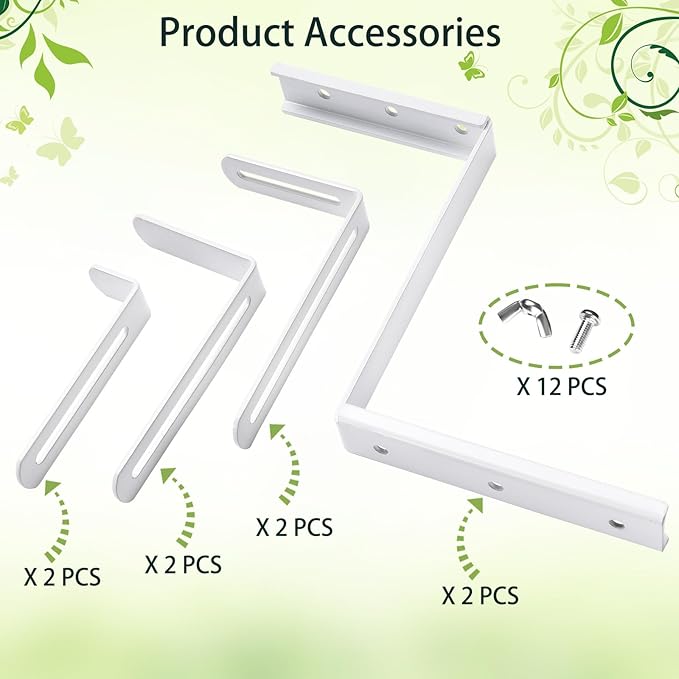 Planter Box Brackets, Adjustable Flower Box Brackets - Image 5