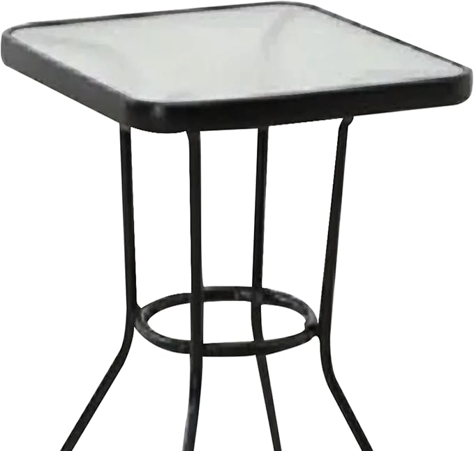 Four Seasons Courtyard Sunny Isles 24 Inch Outdoor Patio Bistro Dining Table - Image 7