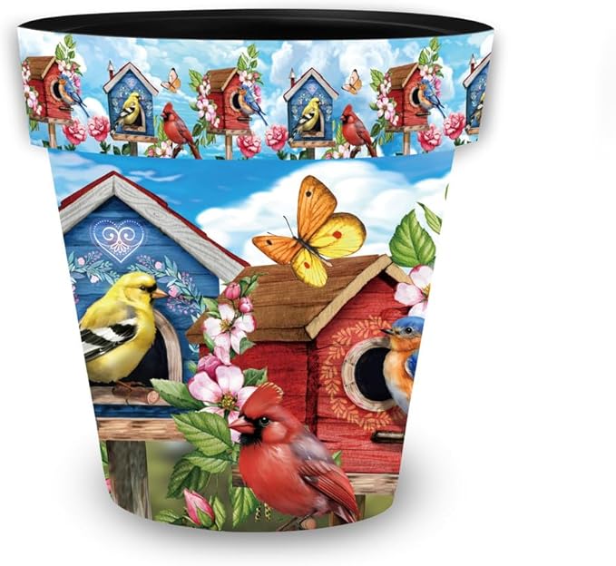 Briarwood Lane Floral Birdhouses Small Planter - Image 4