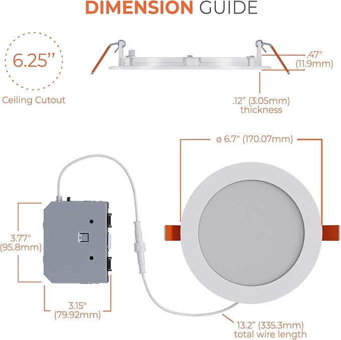 HALO HLB 6 in LED Recessed Lighting Canless Dimmable Wet Location Selectable - Image 8