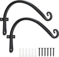 FEED GARDEN 2 Pack 12 Inch Hanging Plant Bracket Wall Hooks Decorative Plant by FEEDGARDEN