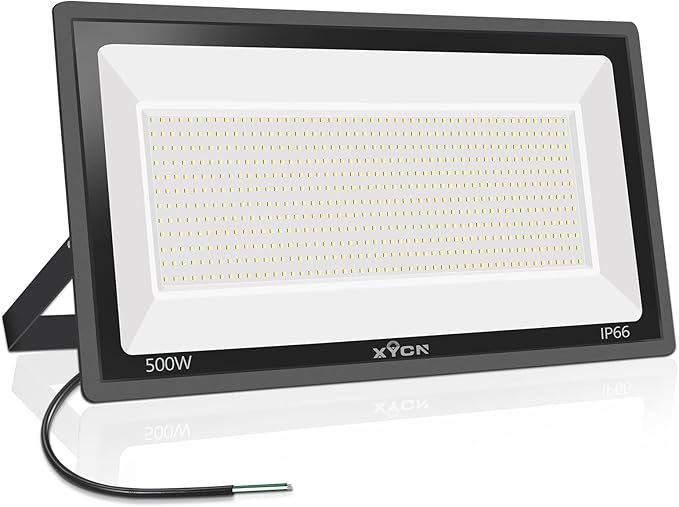 500W LED Flood Light, Super Bright 58, 500LM Daylight 5000K IP66 Waterproof by XYCN