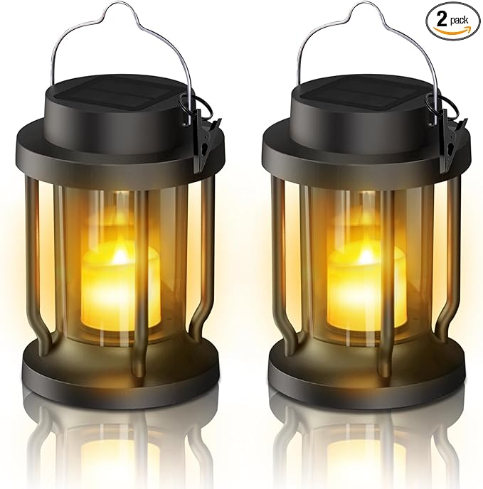 Solar Lantern Outdoor Indoor Use – Hanging Solar Lights by Unknown